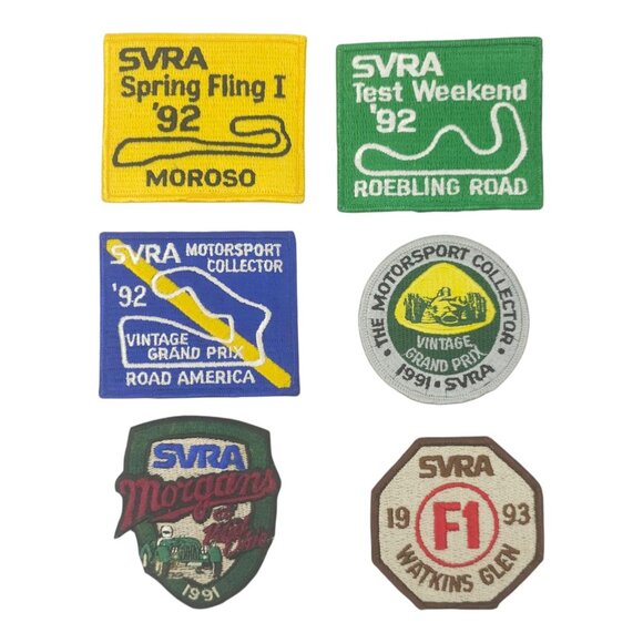 SVRA Patches 90s Sportscar Vintage Racing Association Moroso Morgans Lot Of 6 - Picture 1 of 10